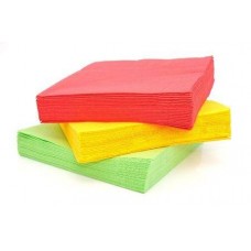 Салфетки бумажные 100л цветные (3 цвета) Жасмин